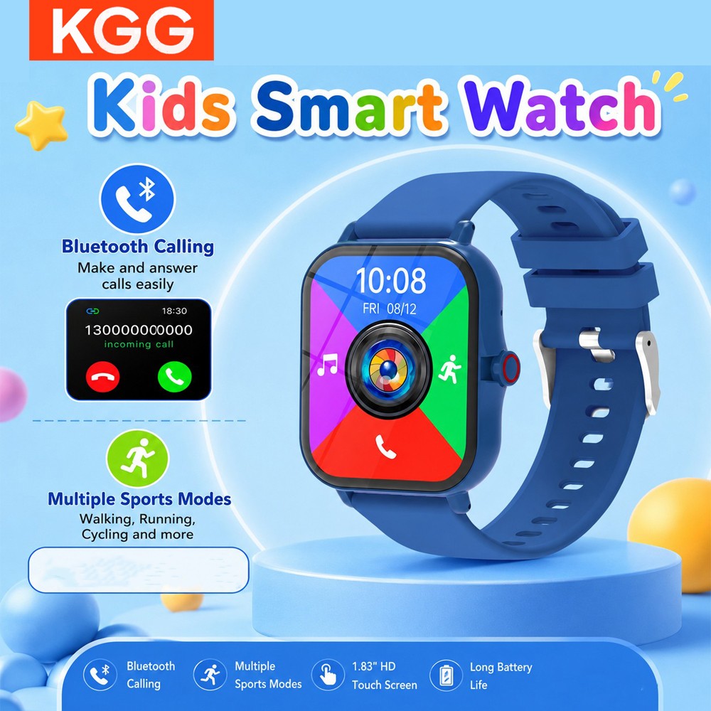 Smartwatch Watches For Girls Kids - 키즈 스마트워치 1.83인치 HD 화면 BT