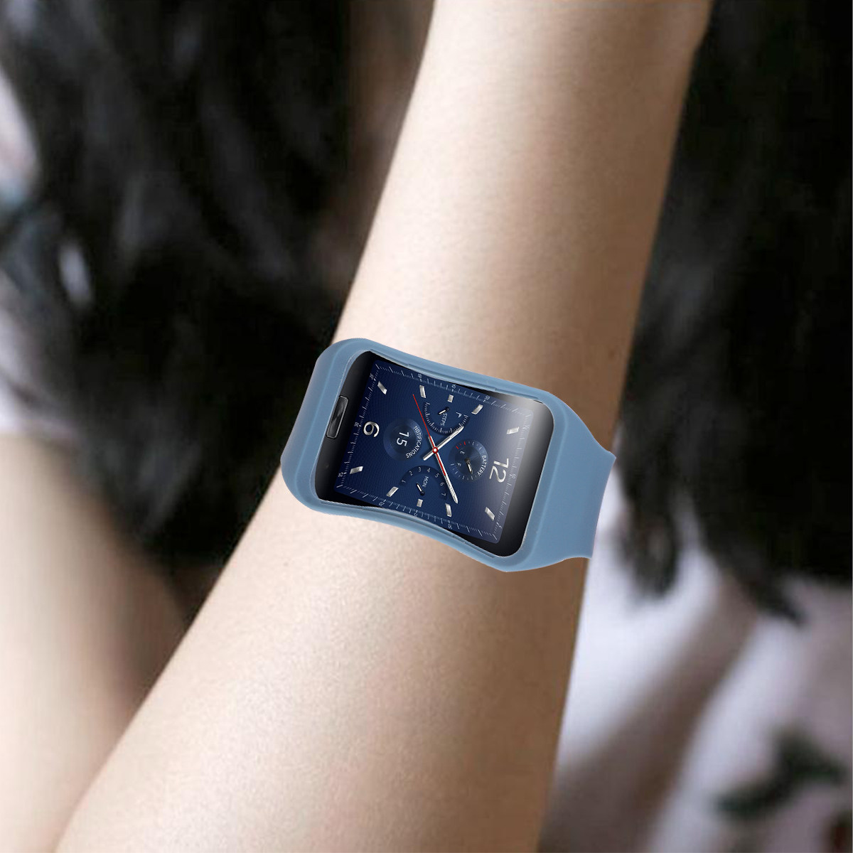 Smartwatch Slim Watches For Men - 남성용 및 여성용 고급 TPE 시계줄,