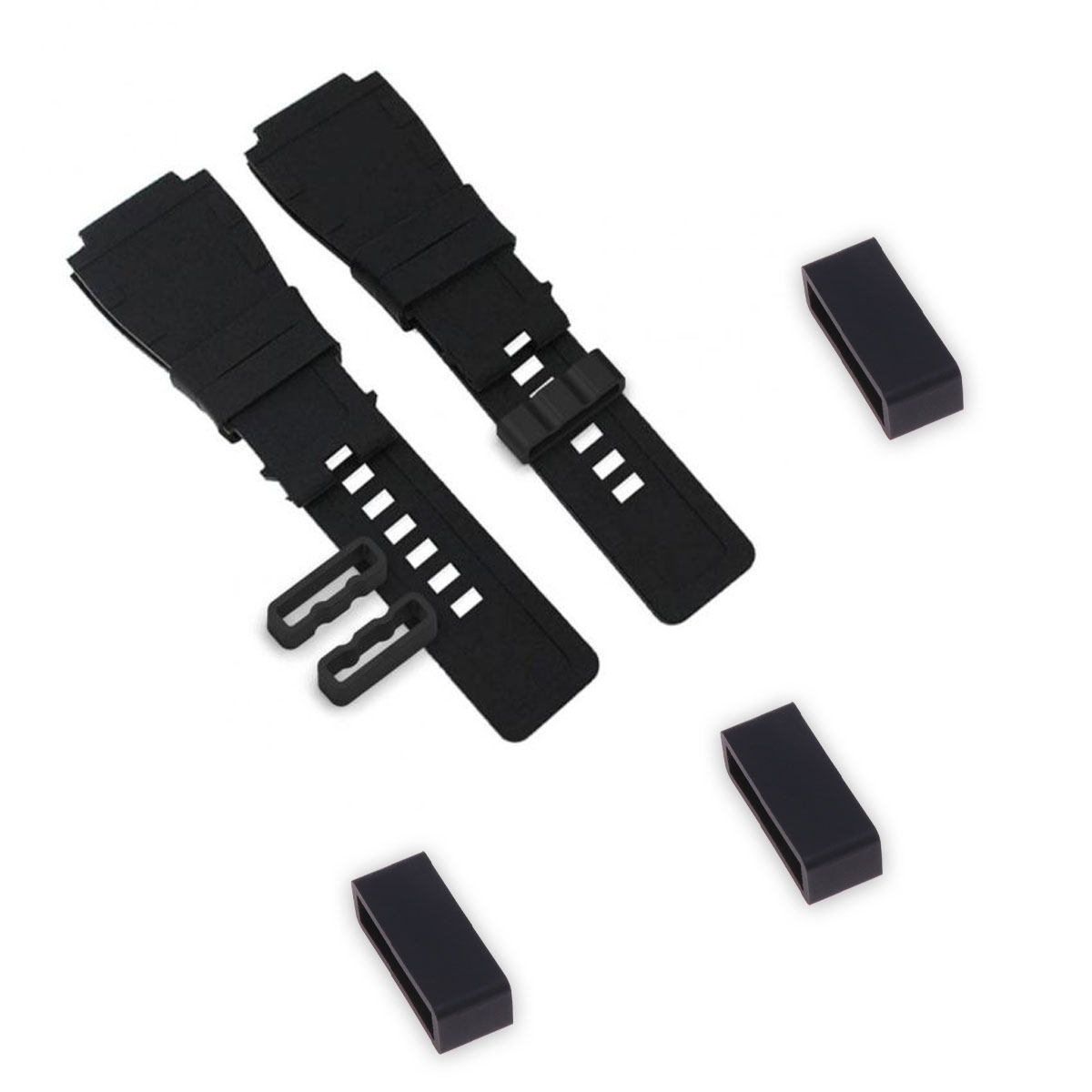 Smartwatch Ring Watches - 8개입, 20mm 시계줄, 22mm 실리콘 밴드,
