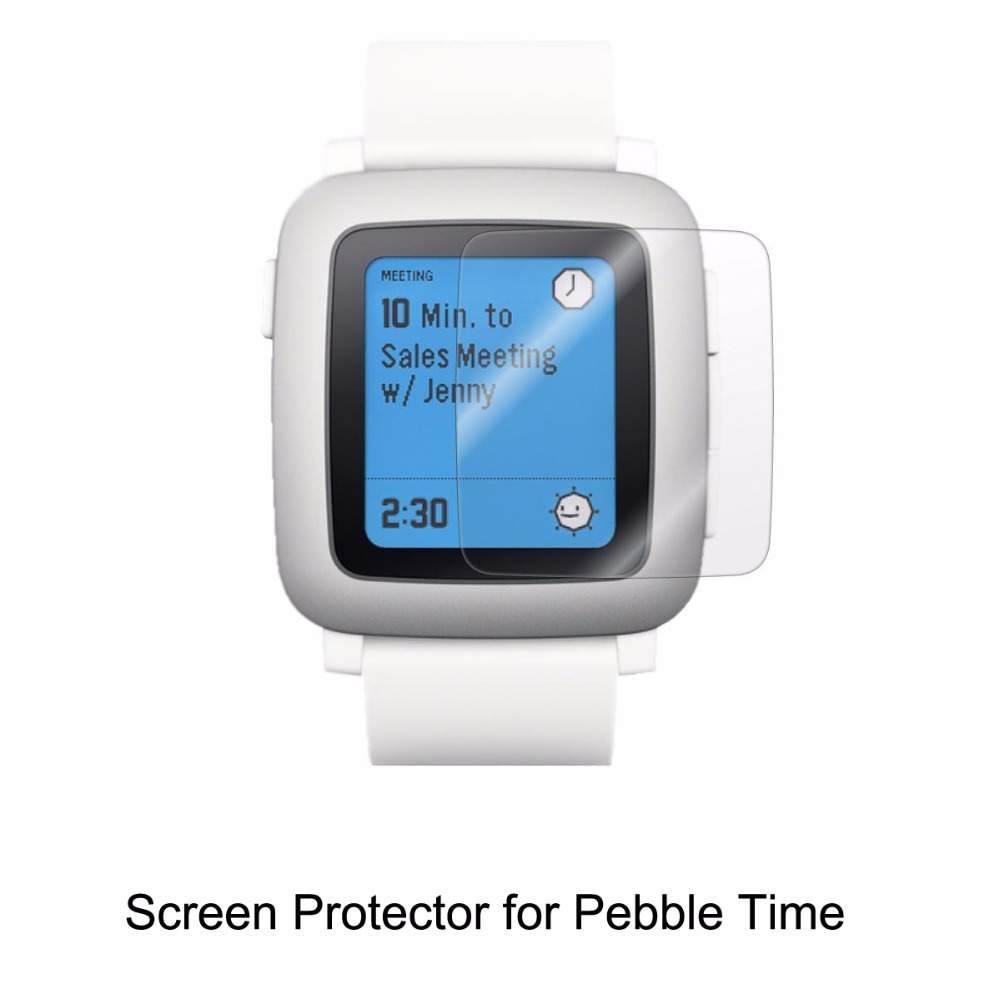 Smartwatch Pebble Watches - LCD PET 필름 스크래치 방지 화면