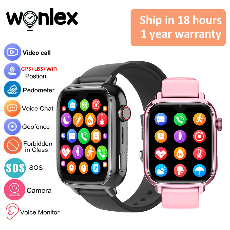 Smartwatch Watch Whatsapp - Wonlex KT34 어린이용 스마트 시계 4G