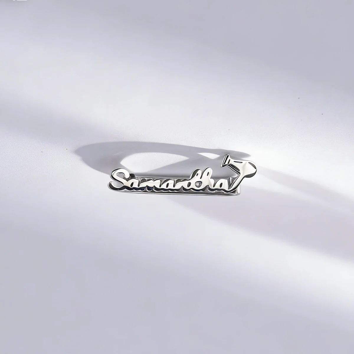 Smartwatch Ring Watches - 챈들러 맞춤형 이름 금속 참 장식