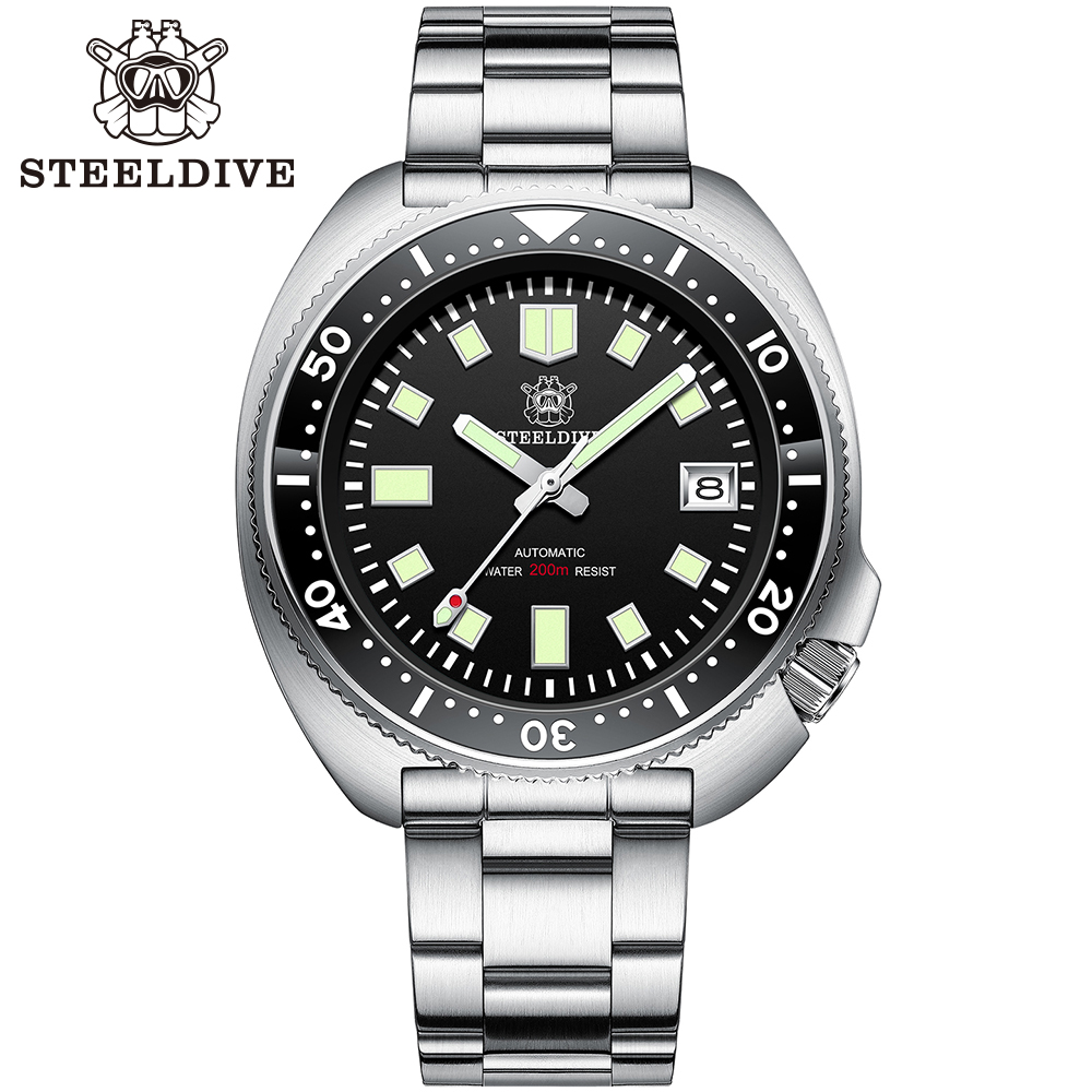 Tide Watch Surf - STEELDIVE SD1970 자동 기계식 다이버 시계