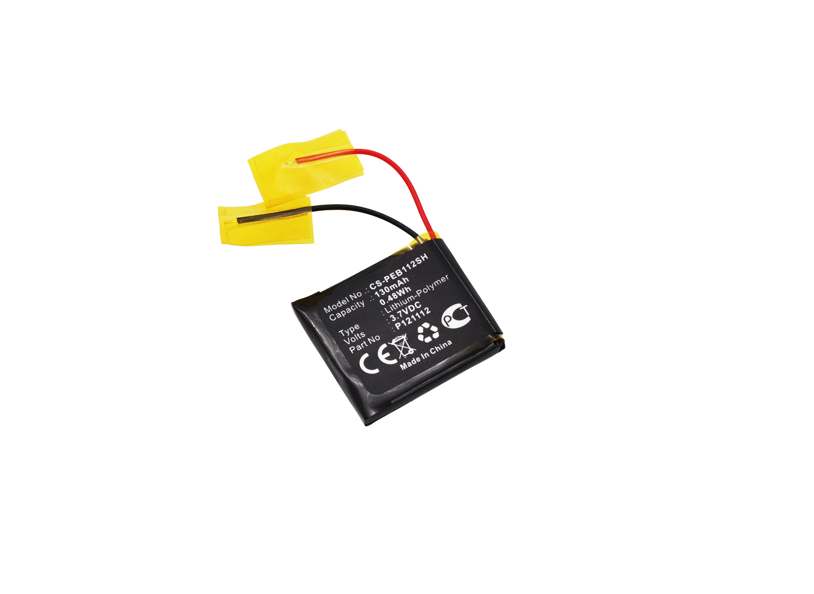 Smartwatch Pebble Watches - 100% 새 제품 3.7V 130mAh PEB112SH