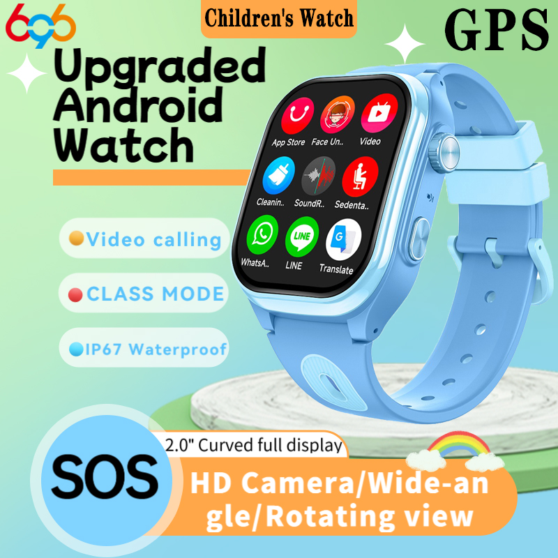 Smartwatch Watches For Girls Kids - 어린이 4G 스마트폰 시계 2+16G 앱