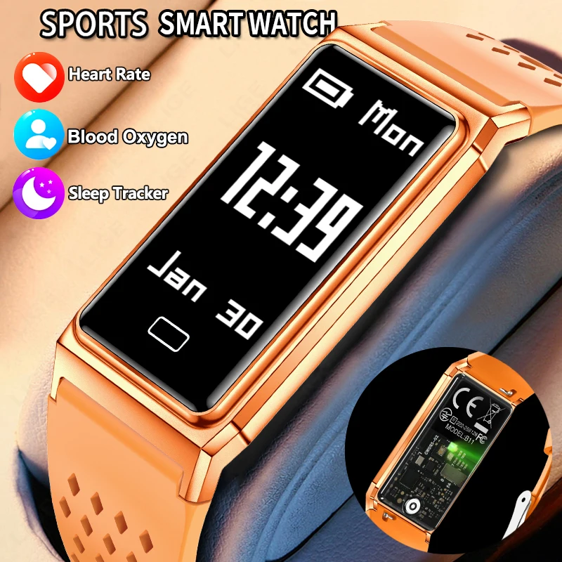 Smartwatch Slim Watches For Men - LIGE 새로운 초슬림 스마트 팔찌 여성