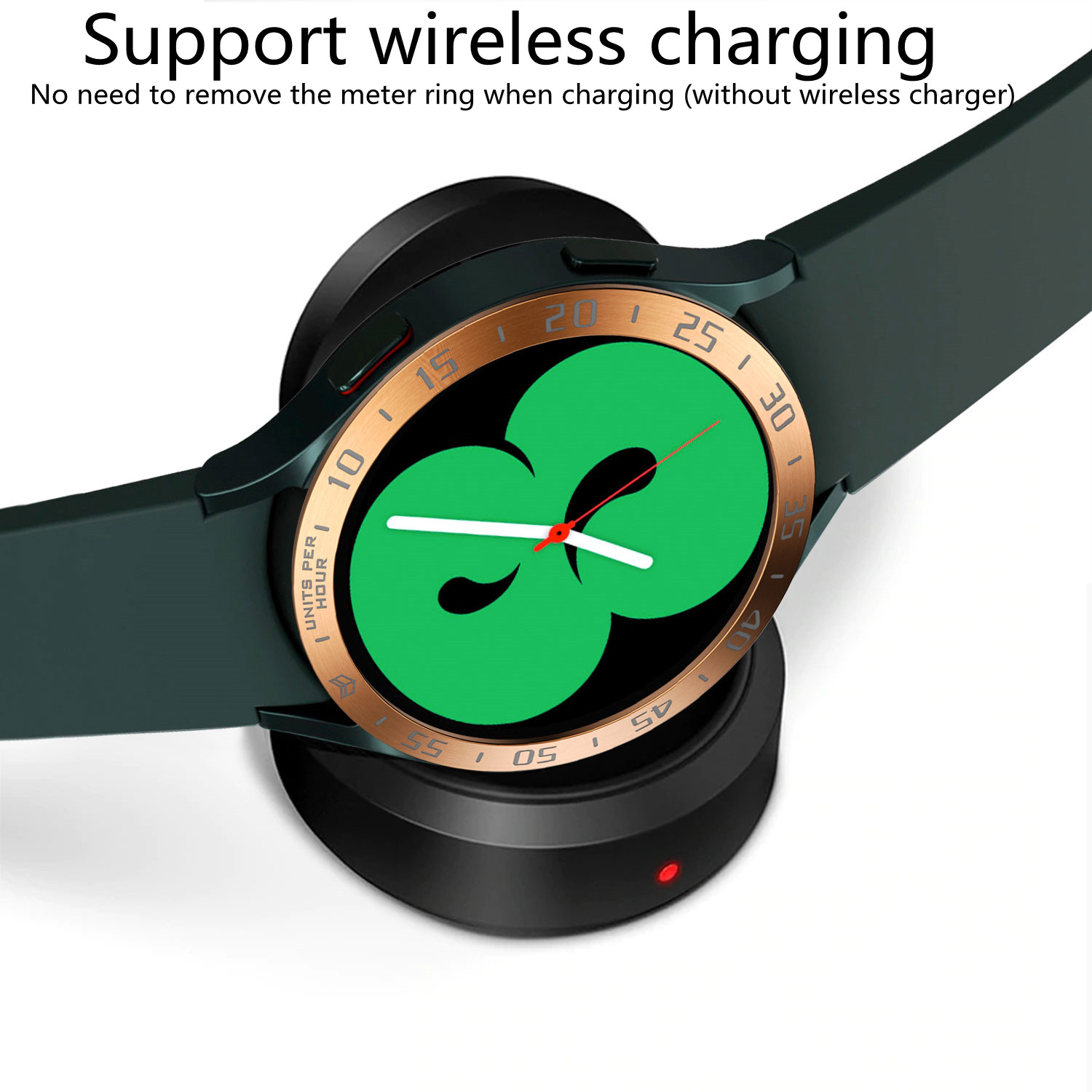 Smartwatch Ring Watches - 속도 눈금 베젤 금속 링 케이스