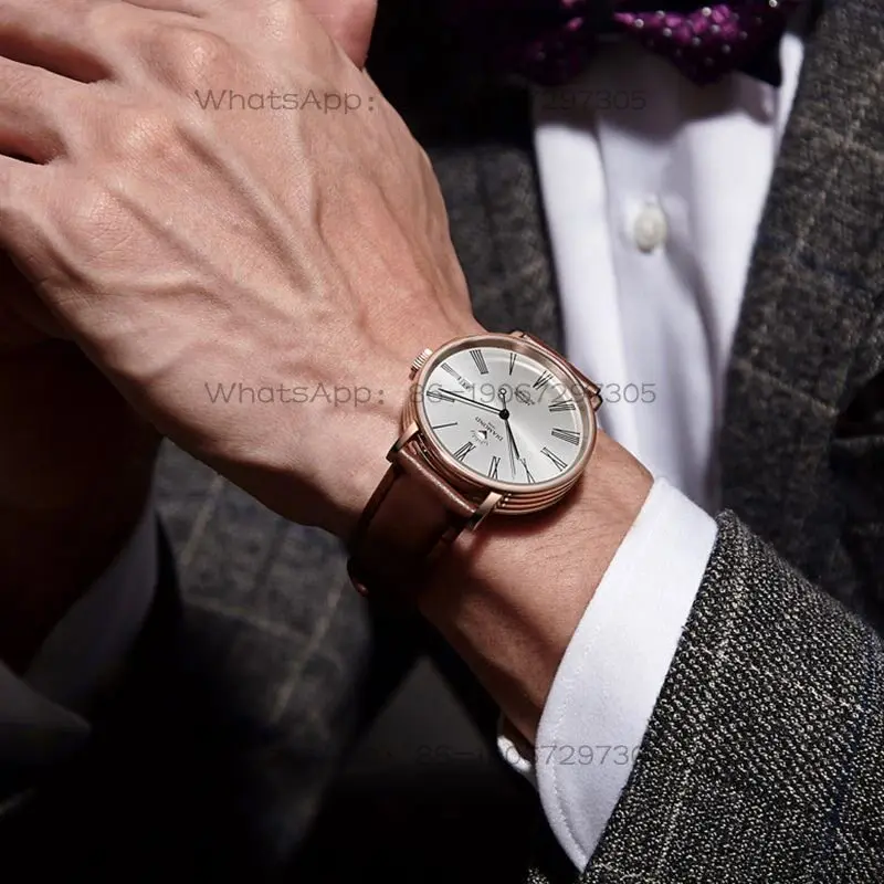 Skeleton Mechanical Watch - 상하이 다이아몬드 남성용 완전 자동 기계식
