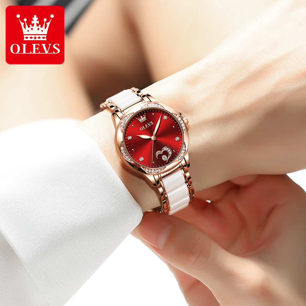 OLEVS 6631 자동 기계식 여성용 시계 우아한 럭 - Skeleton Mechanical Watch 리뷰 및 가격