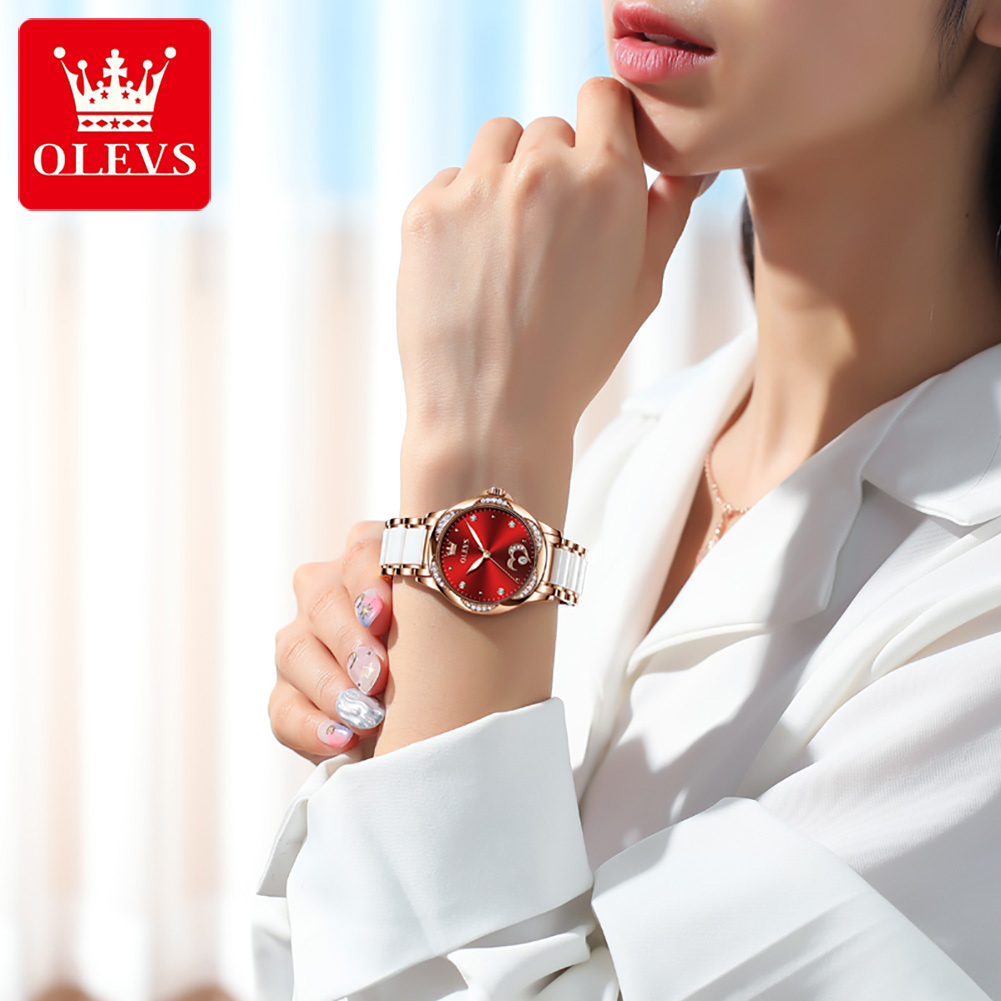 OLEVS 6631 자동 기계식 여성용 시계 우아한 럭 - Skeleton Mechanical Watch 리뷰 및 가격