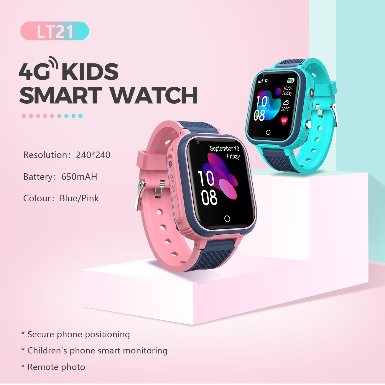 어린이 스마트워치 카메라 모니터 트래커 위치 전화 시계 - Smartwatch Watches For Kids 리뷰 및 가격