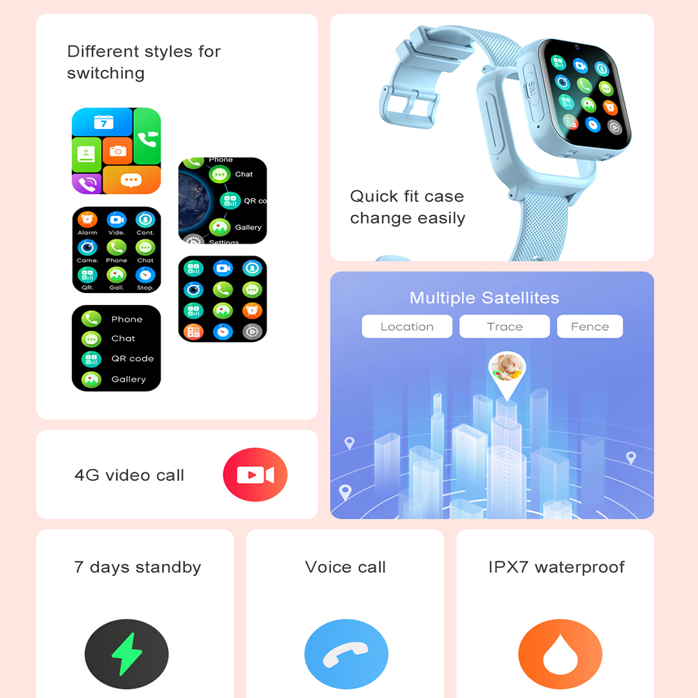 스마트워치 키즈 4G GPS WIFI 영상통화 SOS  - Smartwatch Watches For Girls Kids 리뷰 및 가격