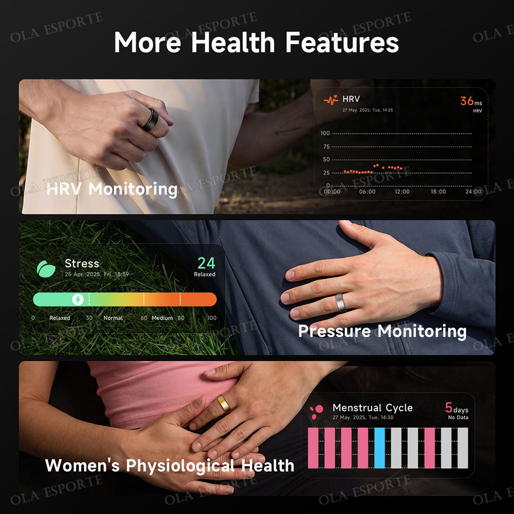 충전 케이스가 포함된 스마트 워치 심박수 혈압/산소 모 - Smartwatch Ring Watches 리뷰 및 가격