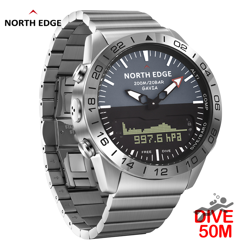 NORTH EDGE 남성용 다이브 시계 군용 럭셔리 풀 - Smartwatch Military Watches For Men 리뷰 및 가격