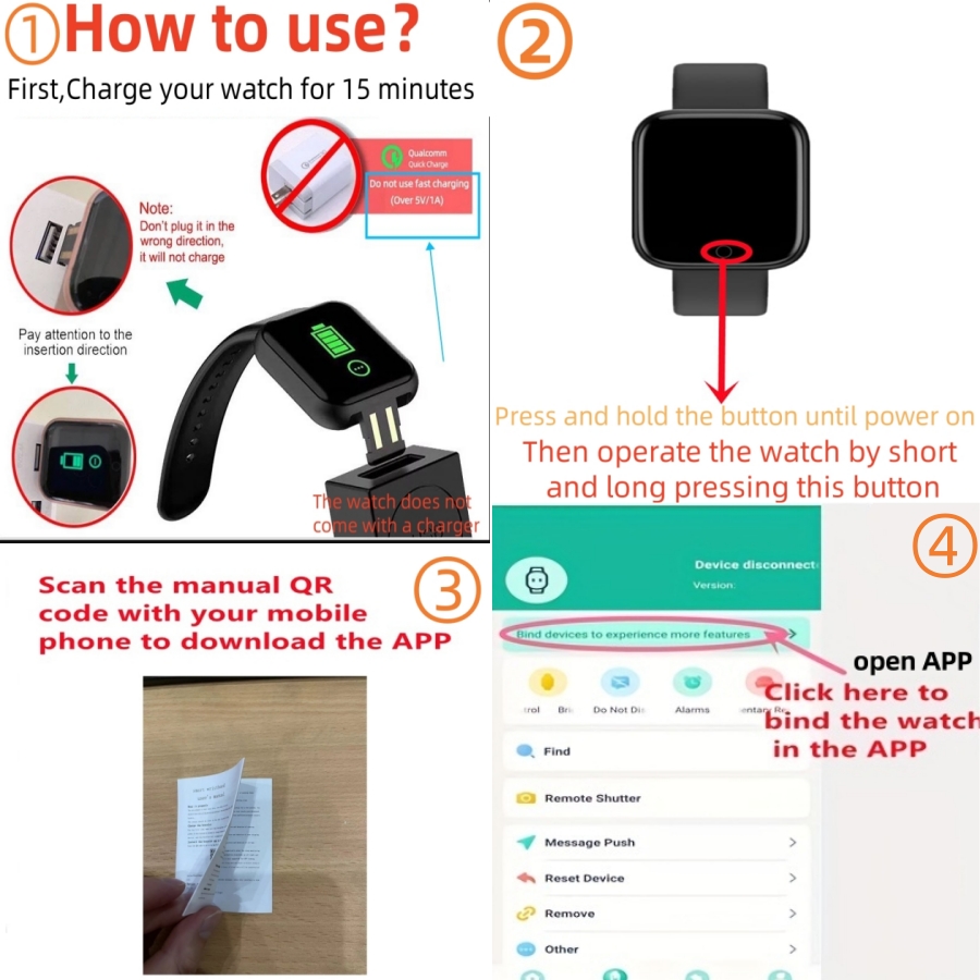 스포츠 Smartwatch 피트니스 팔찌 음악 제어 여 - Watch Smart Y68 리뷰 및 가격