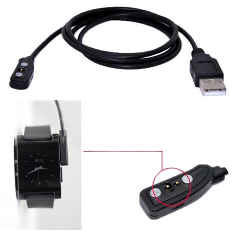 1pcs 교체 USB 충전 충전 케이블 충전기 페블 1 - Smartwatch Pebble Watches 리뷰 및 가격