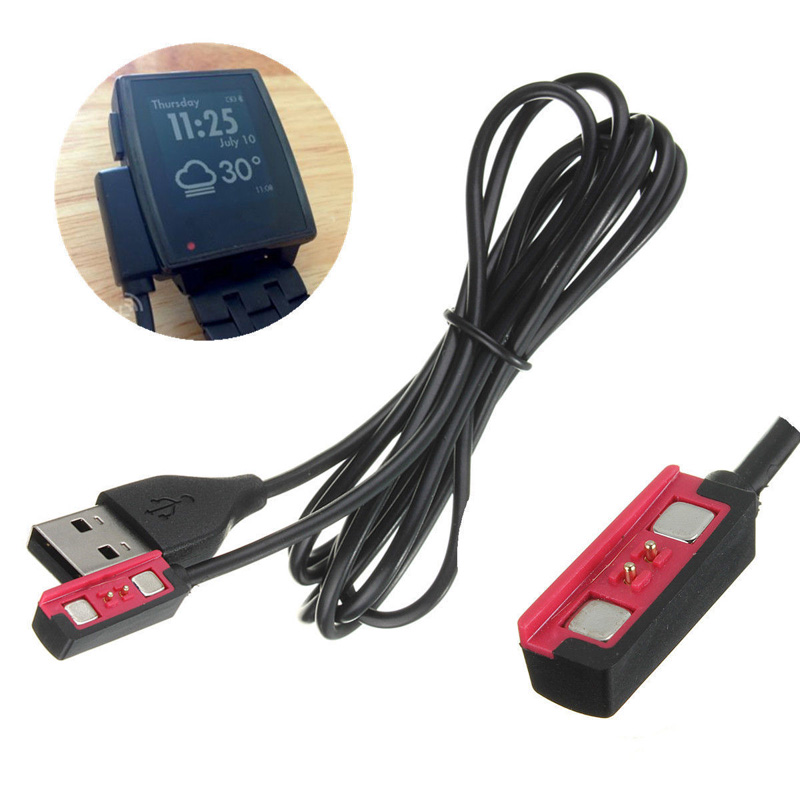 1pcs 교체 USB 충전 충전 케이블 충전기 페블 1 - Smartwatch Pebble Watches 리뷰 및 가격