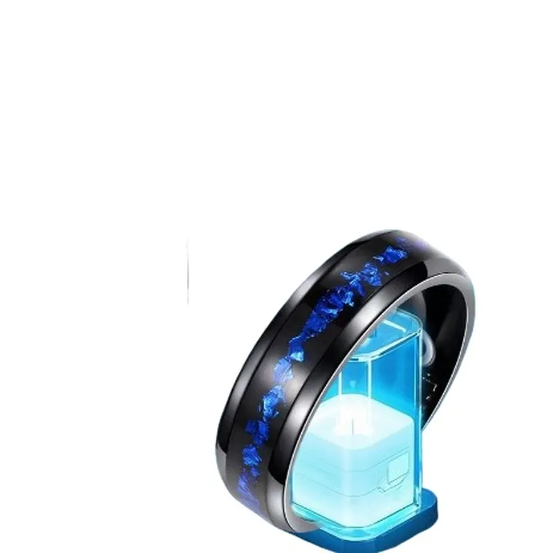 스마트 링 블루 골드 포일 디자인 심박수 혈중 산소 수 - Smartwatch Ring Watches 리뷰 및 가격
