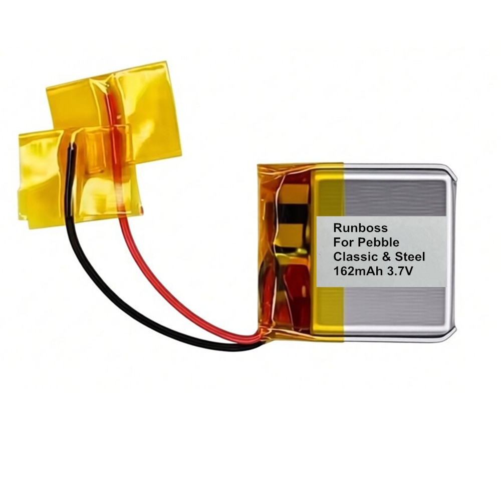 2개/세트 162mAh 3.7V 리튬 폴리머 충전식 배 - Smartwatch Pebble Watches 리뷰 및 가격