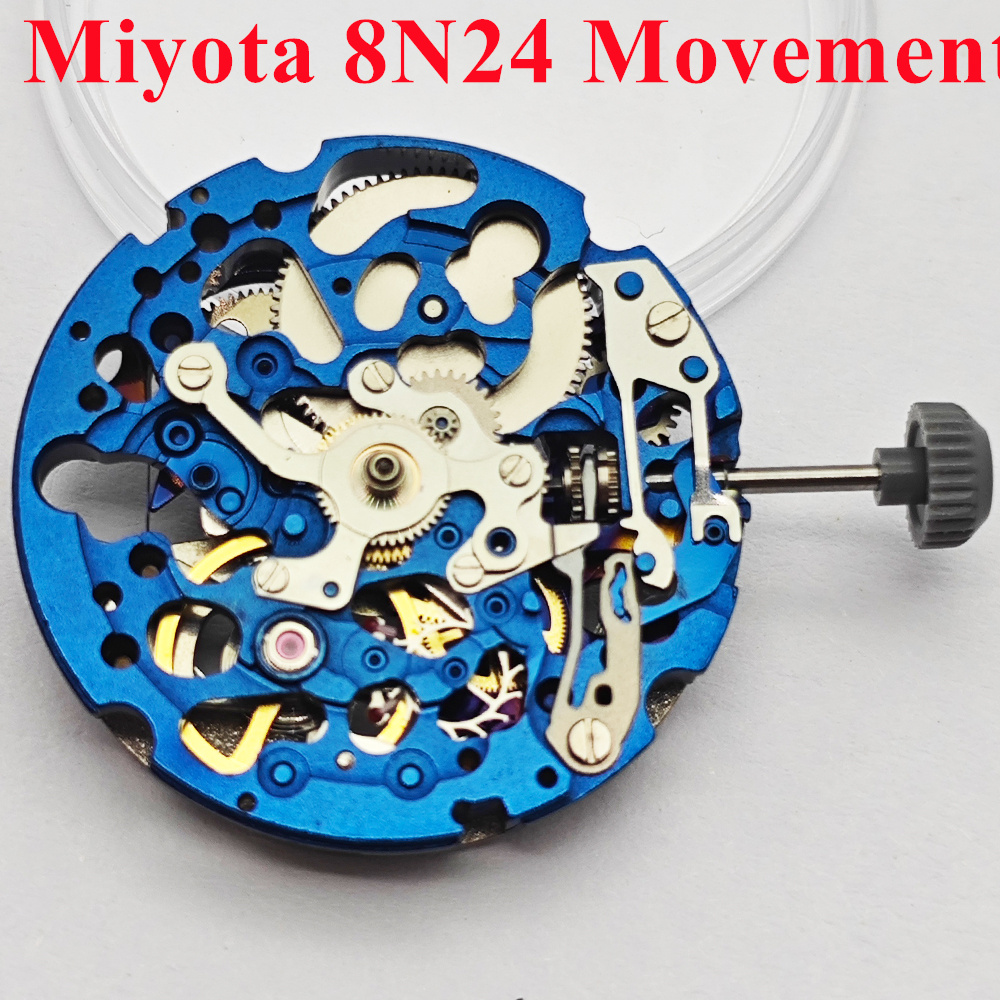 미요타 8N24 오토매틱 기계식 무브먼트 21600 B - Skeleton Mechanical Watch 리뷰 및 가격