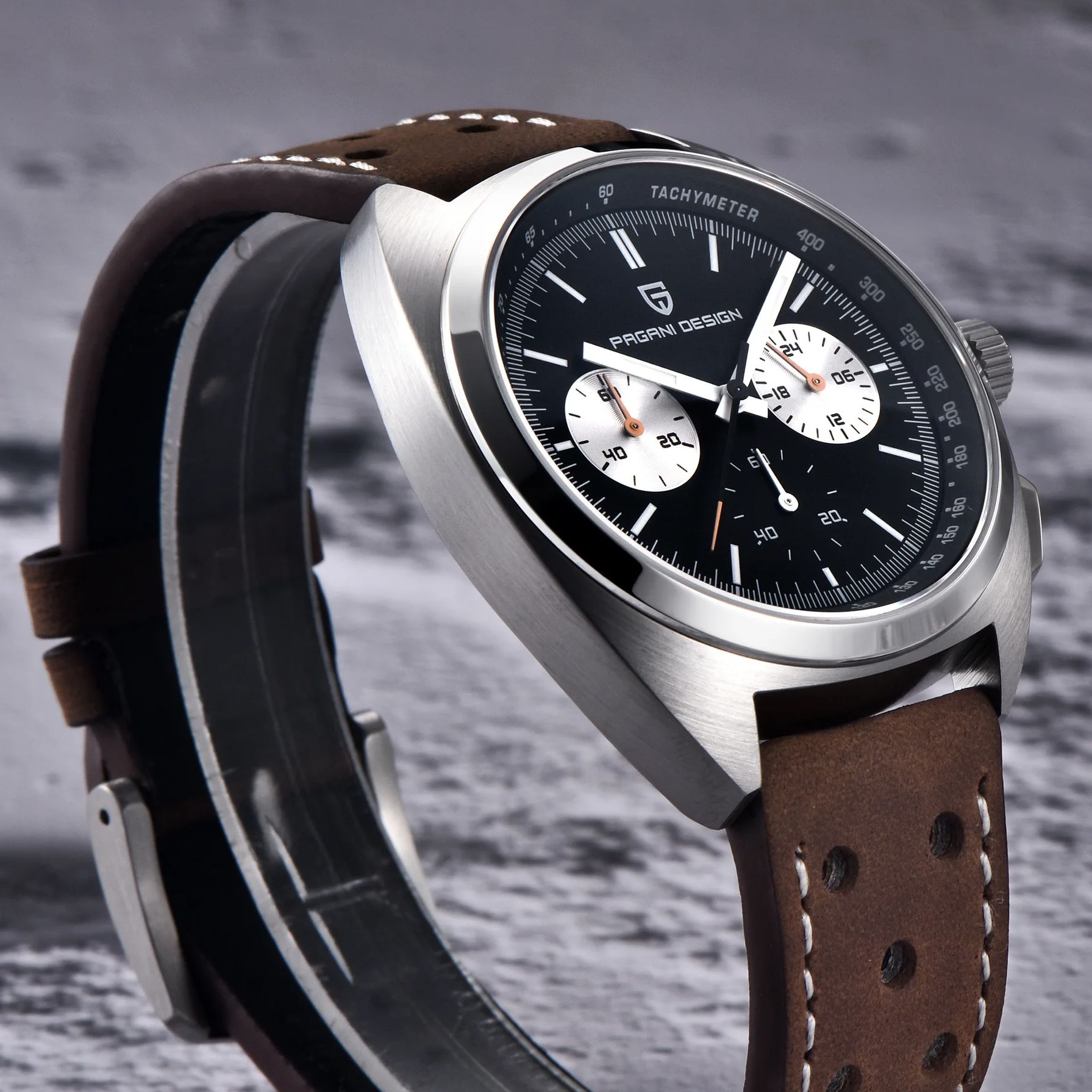 PAGANI DESIGN 남성용 시계 레트로 스포츠 팬 - Tide Watch Surf 리뷰 및 가격
