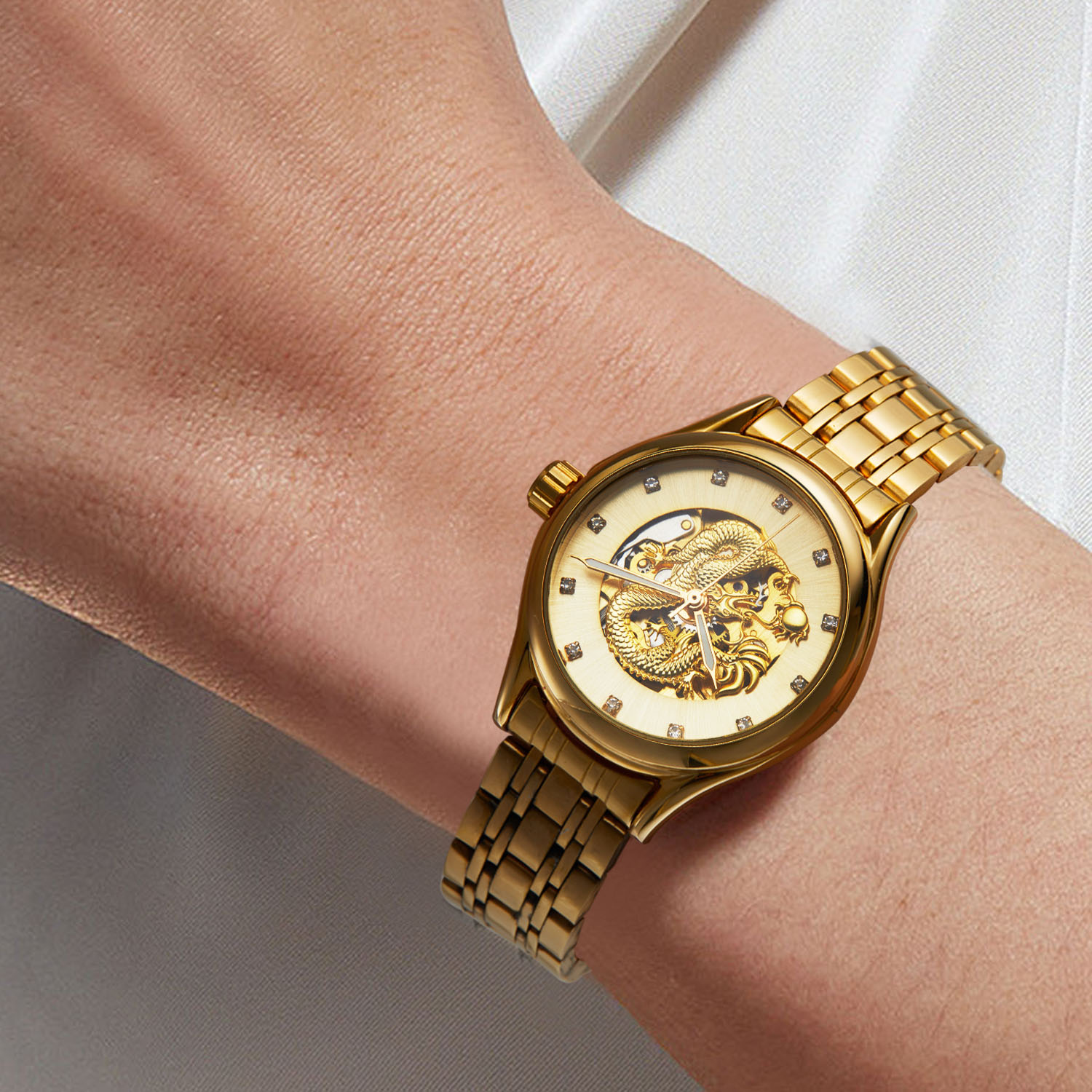 T-WINNER 하이 엔드 럭셔리 드래곤 여성 시계 스 - Skeleton Mechanical Watch 리뷰 및 가격