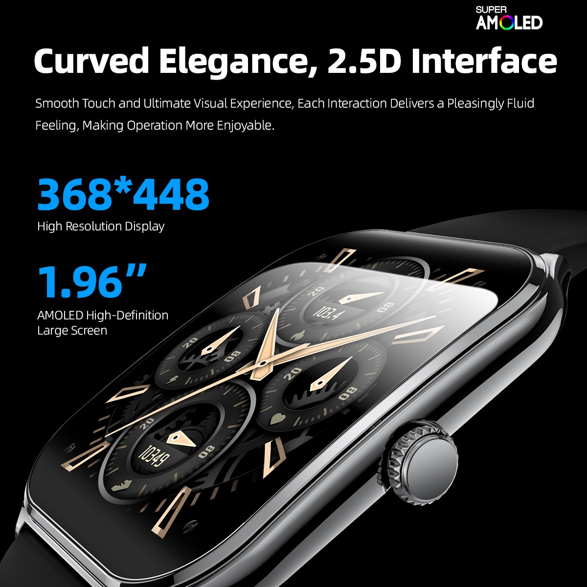 패션 울트라 슬림 Amoled Smartwatch 1. - Smartwatch Slim Watches For Men 리뷰 및 가격